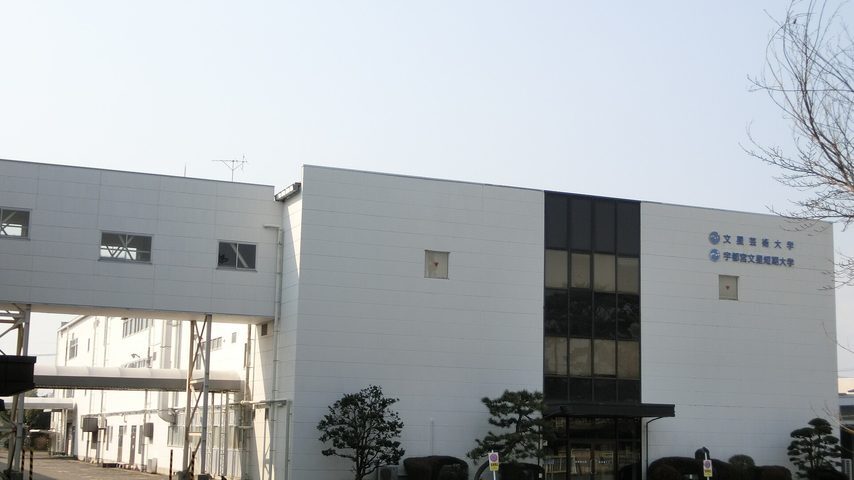 文星芸術大学 school banner